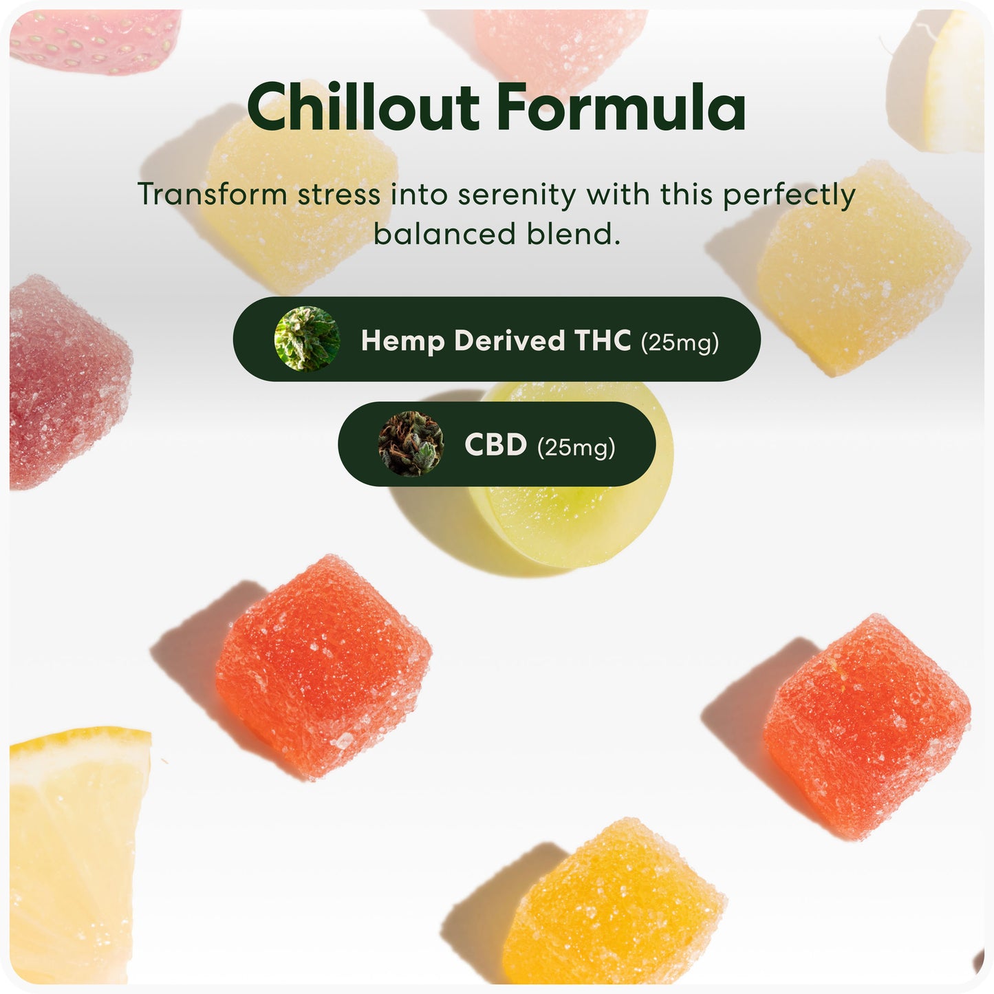 Chillout 25mg Delta 8 THC Gummies
