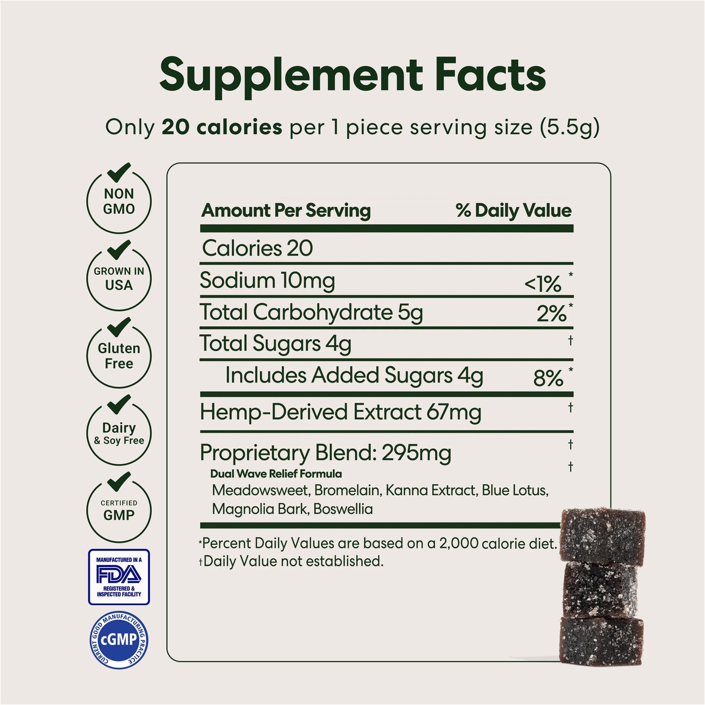 Dual-Wave Relief THC Gummies