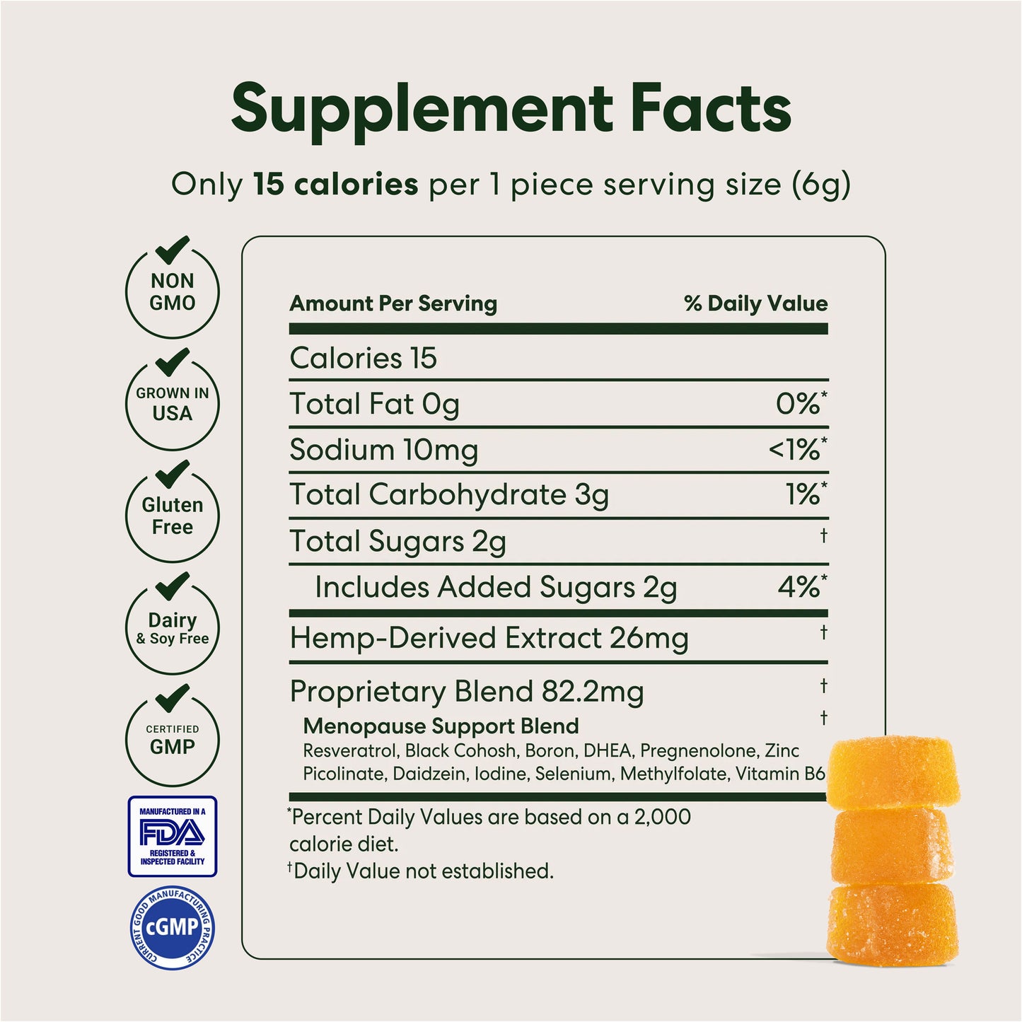 Menopause Support THC Gummies