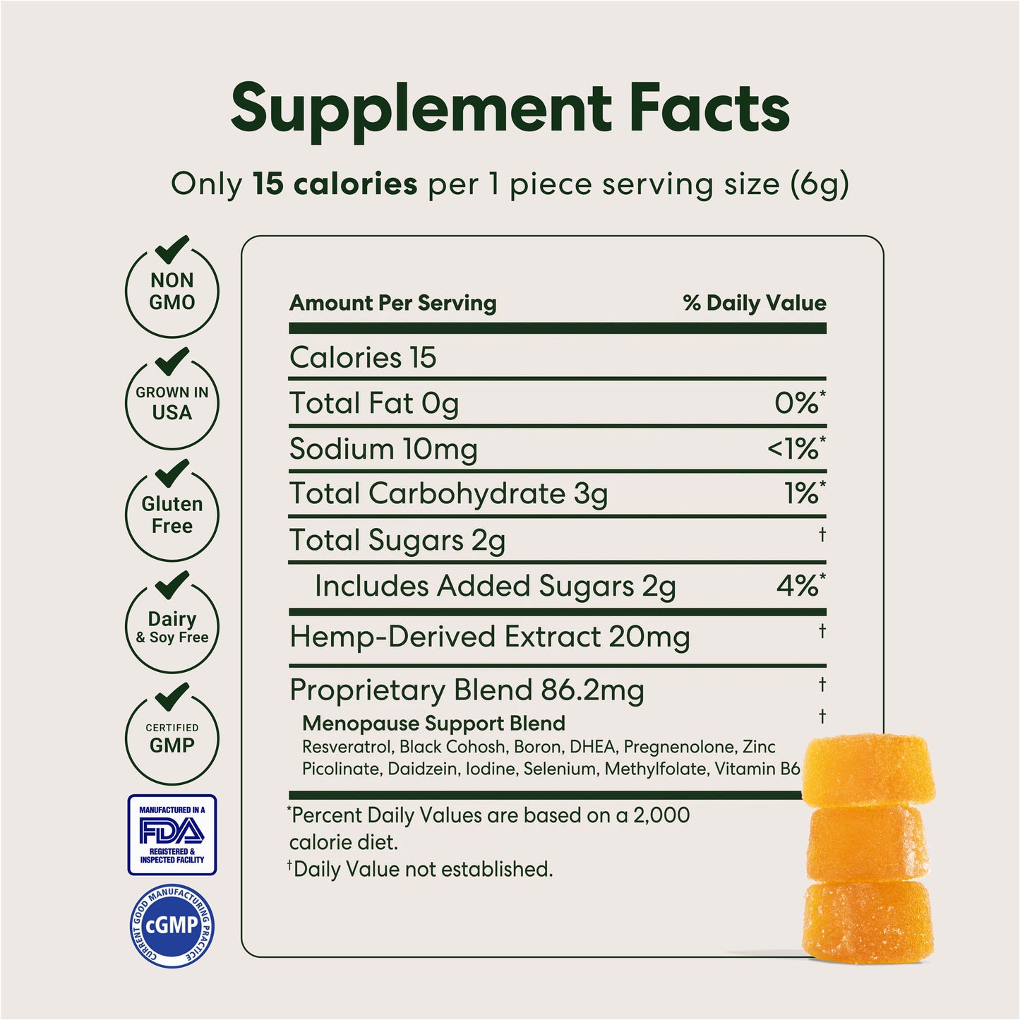 Menopause Support THC Gummies