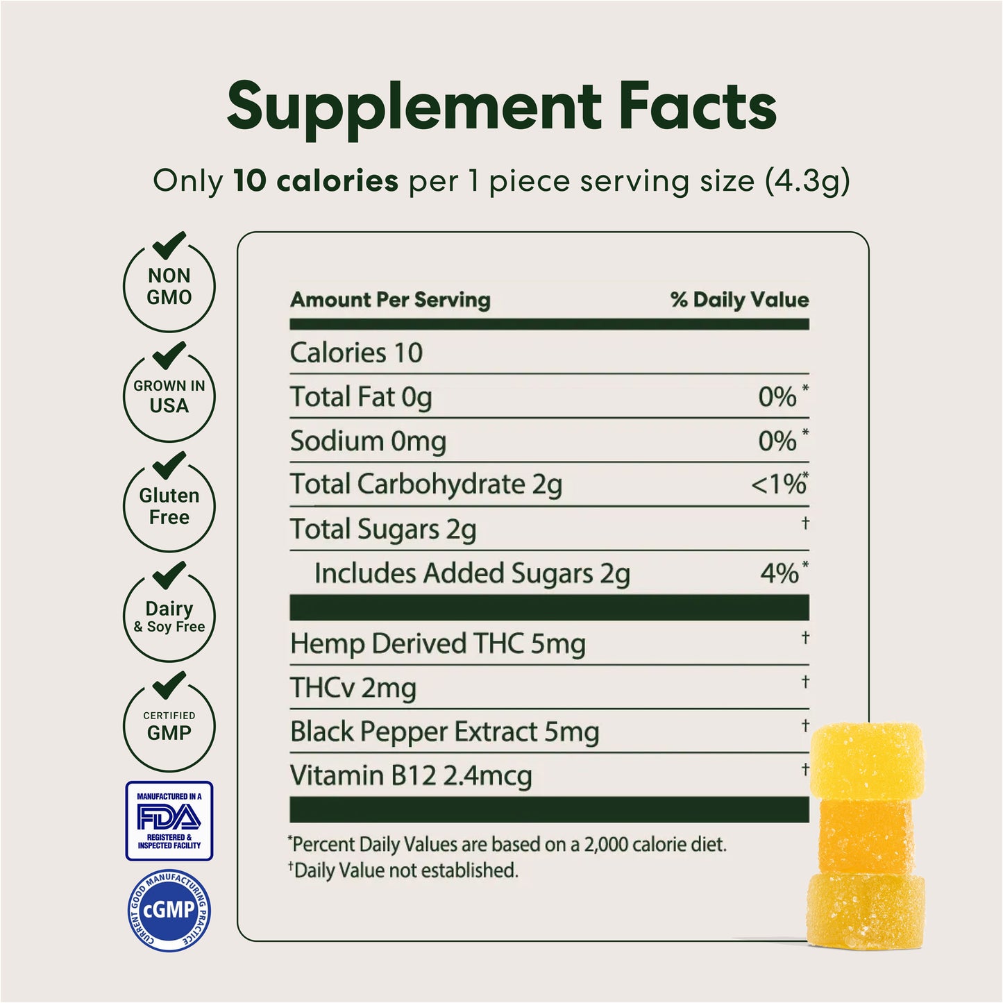 Morning Delta 9 THC Gummies