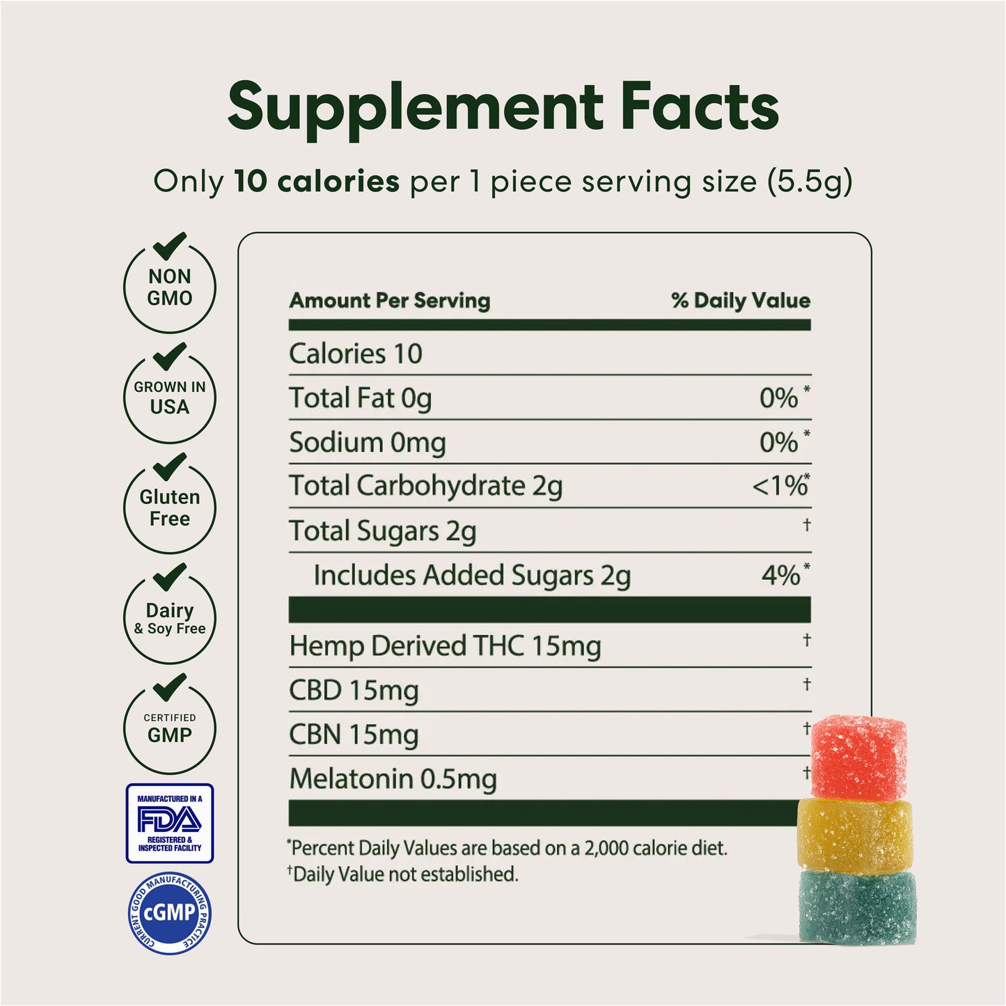 Sleepytime Delta-9 THC Gummies