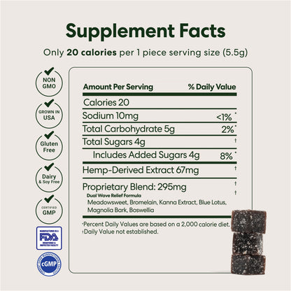 Dual-Wave Relief THC Gummies