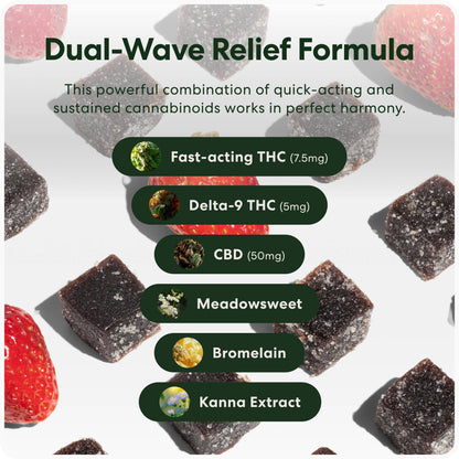 Dual-Wave Relief THC Gummies